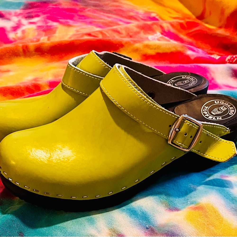 Ugglebo Toffeln Lime Clogs